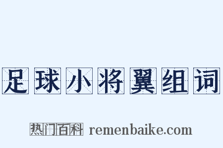 足球小将翼组词是什么意思的图片